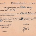 BRD - Düsseldorf 1966 Postsache/Ortskarte Fernmeldeamt (Gebührenerstattung)
