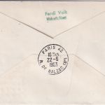 BRD - 20 Pfg. Jugend/Dompfaff Brief n. FRANKREICH USS Thetis Bay Hamburg 1963
