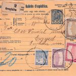 Ungarn/Rumänien - 10 F. Ganzsache+Zusatz Paketkarte Orczyfalva - Egyed 1918