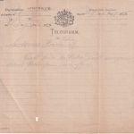 Bayern - Pottenstein 1879 Telegramm nach Hersbruck
