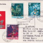 Trinidad & Tobago - 50 C. Karneval ua. Zuleitungspost LH-Erstflug Bogota NY 1979