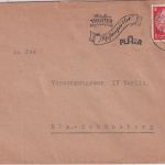 DR - Berlin SW11 1940 Masch.werbestempel "Märchentheater" Ortsbrief