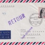 BRD - 450. Todestag Holbein Luftpostbrief/FDC n. LUXEMBURG ESST Bonn 1974