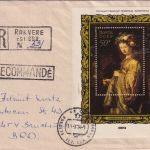 UdSSR - 50 K. Rembrandt Blockausgabe Einschreibebrief Rakvere - Bruckköbel 1977