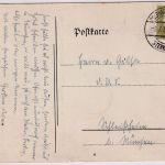 NRW - Oberhausen-Sterkrade Abiturientia 1932 Studentenkarte gelaufen