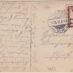 DR - Vierde 1912 portofreie Soldatenkarte (Vignette !) n. Mörchingen