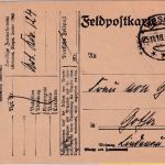 DR - Wesel 25.11.18 Feldpostkarte n. Gotha Abs. Oberst v. Gilsa - Text !