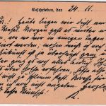 DR - Wesel 25.11.18 Feldpostkarte n. Gotha Abs. Oberst v. Gilsa - Text !