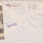 BRD - Bottrop 1984 unfrankierter Brief n. Essen Retour/Rückbriefstelle FFM