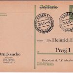 DR - Essen 1933 XIV. Allg. Deutscher Begmannstag SST 5 Pfg. Ganzsache n. Prag