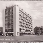 NRW - Oer-Erkenschwick Berliner Platz sw-Foto-AK gelaufen 1963