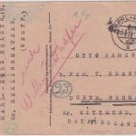 All.Bes. - Marl-Hüls 7.8.45 "geld bezahlt" L2 Karte n. Dunum - selten !