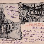 NRW - Moers Gamrinus-Brauerei Krefeld Hof sw-Mehrbild-AK gelaufen 1908