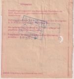 DDR/VGO - 200+4x10 Pfg. Bauwerke Einzahlungsauftrag Sonneberg 18.9.90