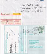 BRD - SWK 10 Belege (Einschreiben, Lupo, Päckchen etc.) interss. Frankaturen