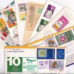 Philatelie - Marke auf Marke, 9 Belege (FDC, GA, Bedarfsbriefe etc.) ca. 1968/81