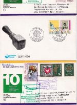 Philatelie - Marke auf Marke, 9 Belege (FDC, GA, Bedarfsbriefe etc.) ca. 1968/81