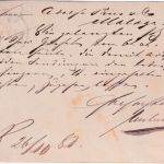 Niederlande - 2 1/2 C. Ganzsache+Zusatz n. SPANIEN Rotterdam - Malaga 1881
