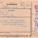 DDR - 3 M.+3x15 Pfg. Aufbau/klein Telegramm Falkenberg - Hoyerswerda 1985