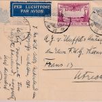 Niederl. Indien - 5 C. Wilhelmina Ganzsache+Zusatz Luftpostkarte Bonduwoso 1932
