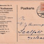 Abstimmung/Oberschlesien - 30 Pfg. Freimarke Firmenkarte Groß-Strehlitz 27.5.20