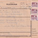 DDR - 5x70+5 Pfg. Aufbau/klein Telegramm Löben - Falkenberg 1985