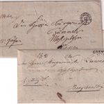 Preussen - Borghorst 22/1 Fingerhut-K1 Dienstbrief/Wendebrief n. Greven ca. 1835