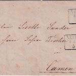 Preussen - 1 Sgr. Adler Ra2 Neuenkirchen R.B. Münster 5/2 brief n. Camen