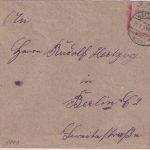 DR-Infla - Wettringen (Kr. Steinfurt) 31.8.23 hds. Gebühr bezahlt Brief n Berlin