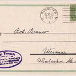 Hamburg - Parfümerie Georg Dralle Hamburg u. Altona Firmenwerbekarte 1922