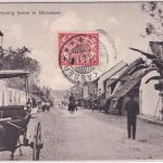 Niederl. Indien - 5 C. Ziffer Ansichtskarte Makasser - Kiel 1913