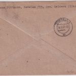 All.Bes. - Sevelen ü. Geldern Poststelle I Einschreibebrief n. Krefeld 1947