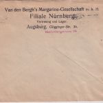 DR - 40 Pfg. Germania illustr. Firmenbrief (Cleve) Augsburg - Peissenberg 1920
