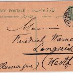 Ägypten - 2 M. Pyramiden Ganzsache Alexandria - Lengerich 1913