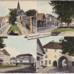 Niedersachsen - Lengerich Sparkasse etc. farb. Mehrbild-Foto-AK ca. 1965
