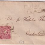 DR - Berge in Hannover 1.4.76 seltener Ra3 Brief n. Quakenbrück