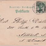 NRW - Dortmund Hauptbahnhof Restauration Ulmer Farblitho gelaufen 1902