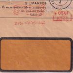 BRD - Dortmund 1954 "Beschädigt eingegangen..." Hinweis-L4 Brief v. FRANKREICH