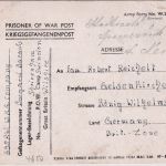 England - Kriegsgefangenenkarte Camp Swindon n. Gelsenkirchen 1946