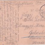 NRW - Resse Ewaldstraße sw-AK gelaufen/Feldpost 1915