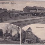 NRW - Holzwickede Bahnhof etc. sw-Mehrbild-AK gelaufen/Feldpost 1918