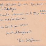 BRD - (21b) Herzfeld ü. Soest Poststelle I Karte n. Ingolstadt 1962
