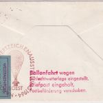 BRD - Soest 1964 Schmuckkuvert PWZ-Ausstellung Ballonpost m. Abbruch-L4