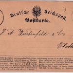 DR - 1/2 Gr. gr. Brustschild Karte K2 Lippstadt - Vlotho 1872