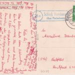 BRD - (21a) Schloß Hamborn ü. Paderborn Landpost-Ra2 Karte n. Bielefeld 1956