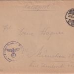 DR - Eckardtsheim (Bz. Minden) 1940 Feldpostbrief n. München m. Inhalt