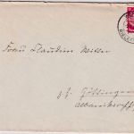 DR - Werther ü. Bielefeld Poststelle I Brief n. Göttingen 1938