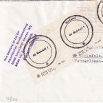 BRD - Bielefeld 1974 Verschlussstreifen u. Hinweis L5 "Crash cover" Ortsbrief
