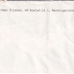 BRD - Bielefeld 1974 Verschlussstreifen u. Hinweis L5 "Crash cover" Ortsbrief