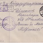 DR - Gütersloh 1917 Kriegsgefangenenbrief n. DÄNEMARK Lagerzensur